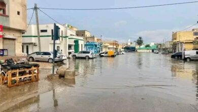 صورة مقاييس التساقطات المطرية الأخيرة على العاصمة نواكشوط 