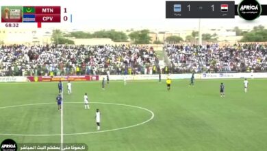 صورة نواكشوط/ فوز المنتخب الوطني لكرة القدم على نظيره الكاب فيردي وعدم تمكنه من التأهل